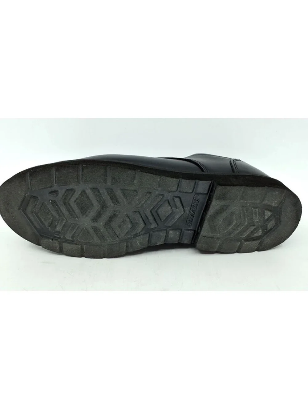 Bates Men's Hi Shine Uniform High Shine Oxford, Black, 11.5 W US